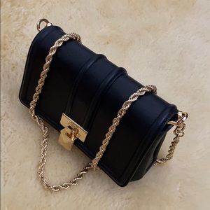 Michael kors Gold chain black purse